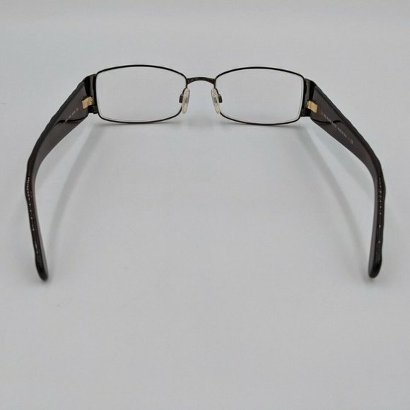 Burberry brown acetate eyeglasses frame‎ & case B1064 51/16 130 Italy - Picture 5 of 12